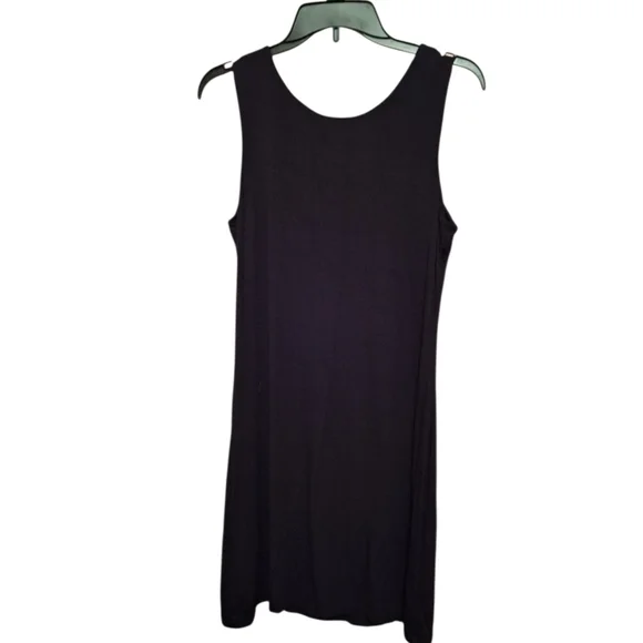 Boutique Brand Designer Black Dress w/ Large Colorful Flowers PM NWT VASNA boho - Picture 8 of 8